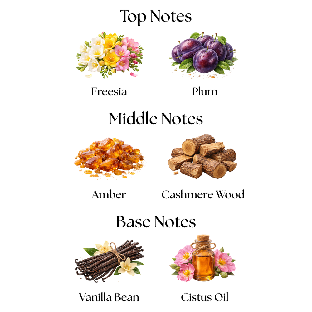 ORA Vanilla Antique top, middle and base notes