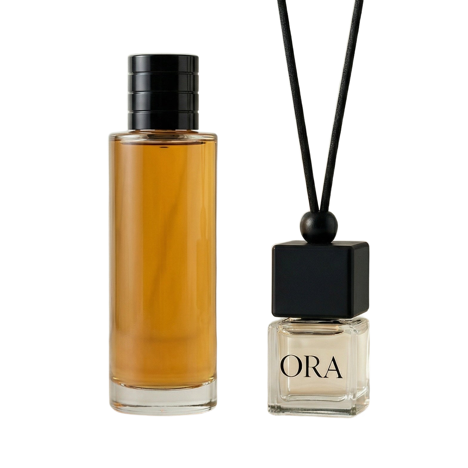ORA Leather Oud on black